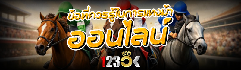 ข้อที่ควรรู้ในการแทง ม้าออนไลน์
